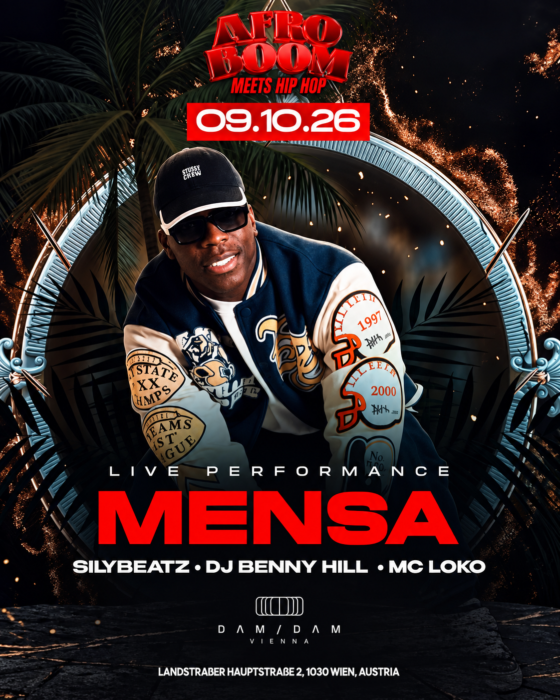 AFRO BOOM MEETS HIP HOP – MENSA LIVE